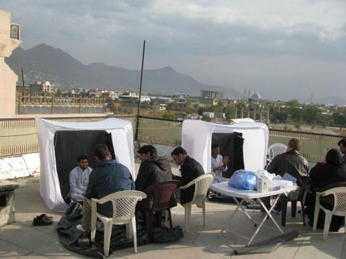 On Roof top in Kabul